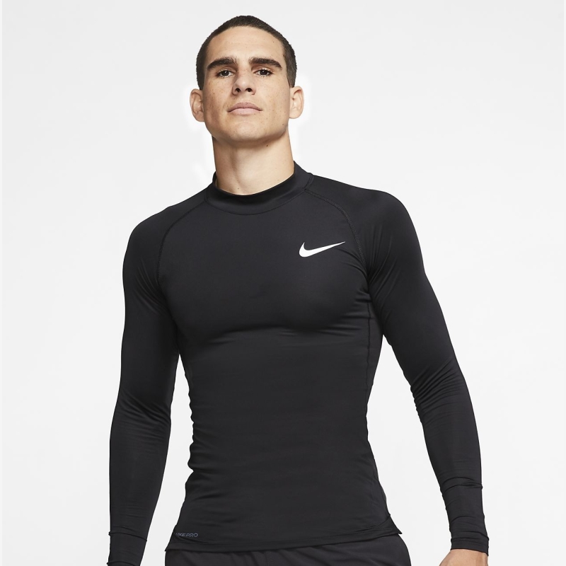 Camiseta Manga Larga Nike Pro Tight Mock Fittest Freakest